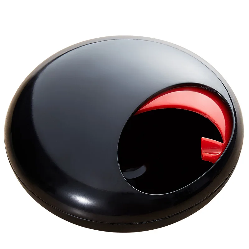 Slide Cover Style Windproof Round Ashtray Eco-Friendly Portable Cars Home Creative Smoke Accessory Heat Resistant Ash Tray | Дом и сад