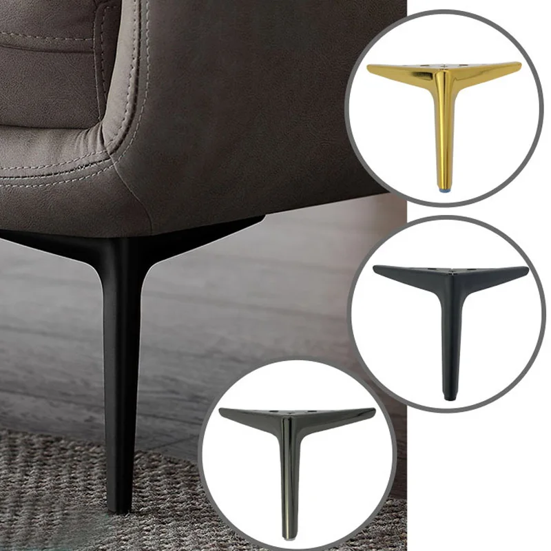 

Classic sofa foot cabinet bed leg is contracted and firm tea table bathroom ark stool furniture leg metal material does not defo