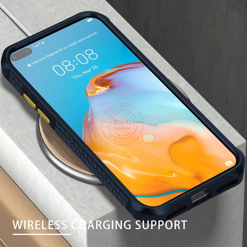 

Rzants For Huawei P40 P40 Pro Nova 7i Soft Case Unicorn Hard Back Ultra Anti fall Thin Cover Phone Casing