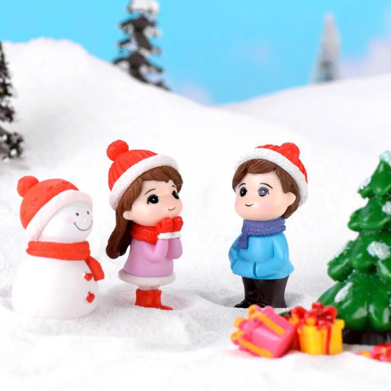 1 комплект прекрасный мини Рождество пара для маленьких мальчиков и девочек