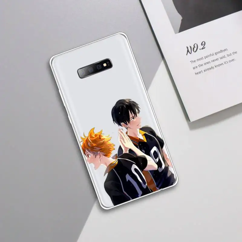 

Anime Haikyuu Hinata attacks Phone Cases Transparent For Samsung Galaxy A 71 21s S note 8 9 10 plus 20 ultra