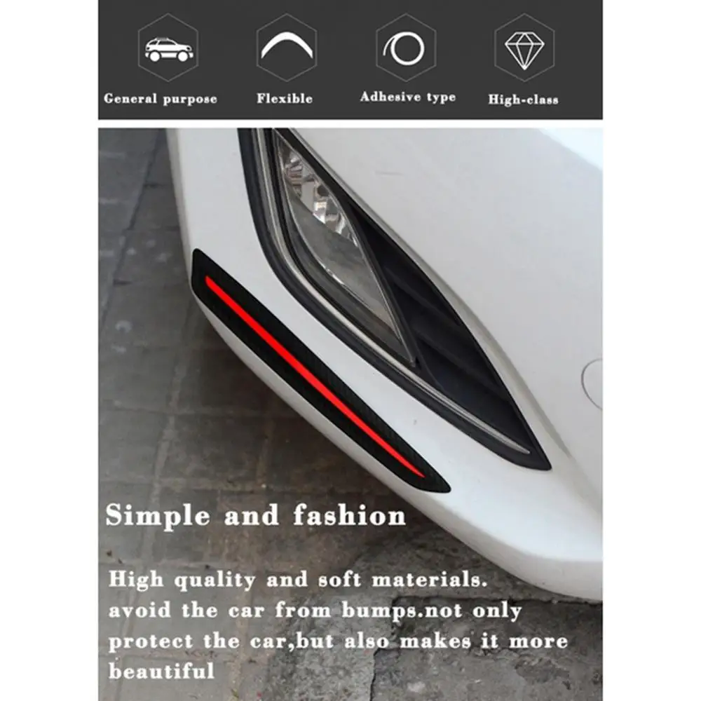 2 шт. автомобильные наклейки молдинги на бампер|Наклейки автомобиль| |