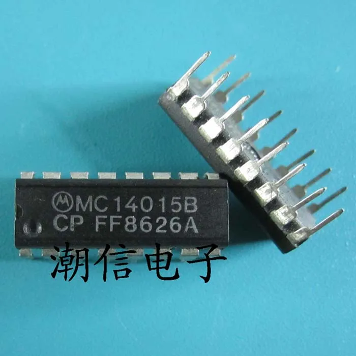 

10cps mc14015bip DIP-16