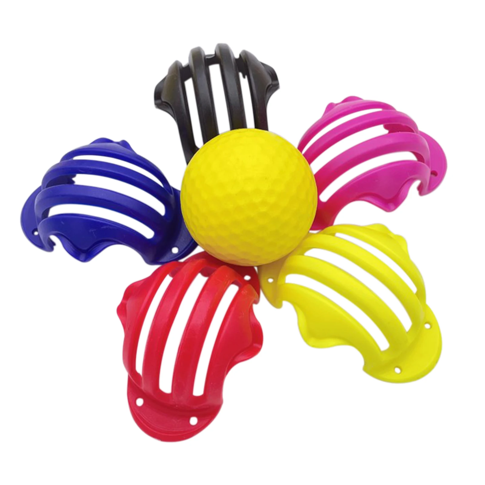 

5pcs Portable Drawing Universal Triple Track Mixed Color Training Aids Straight Wear Resistant Golf Ball Line Marker Practical