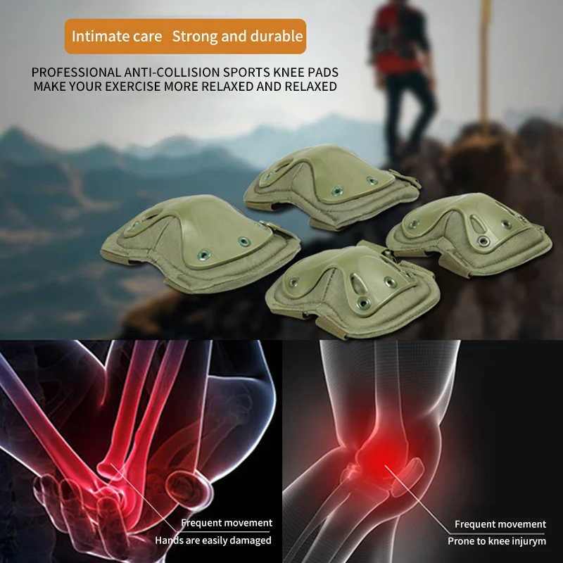 Knee Pad Elbow Protector Double Buckle Elastic Tape Body Joint Protection Durable Soft Safety Sports Accessories | Спорт и