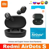 xiaomi redmi airdots s bluetooth earphones tws wireless bluetooth earphone ai control gaming headset with mic noise reduction