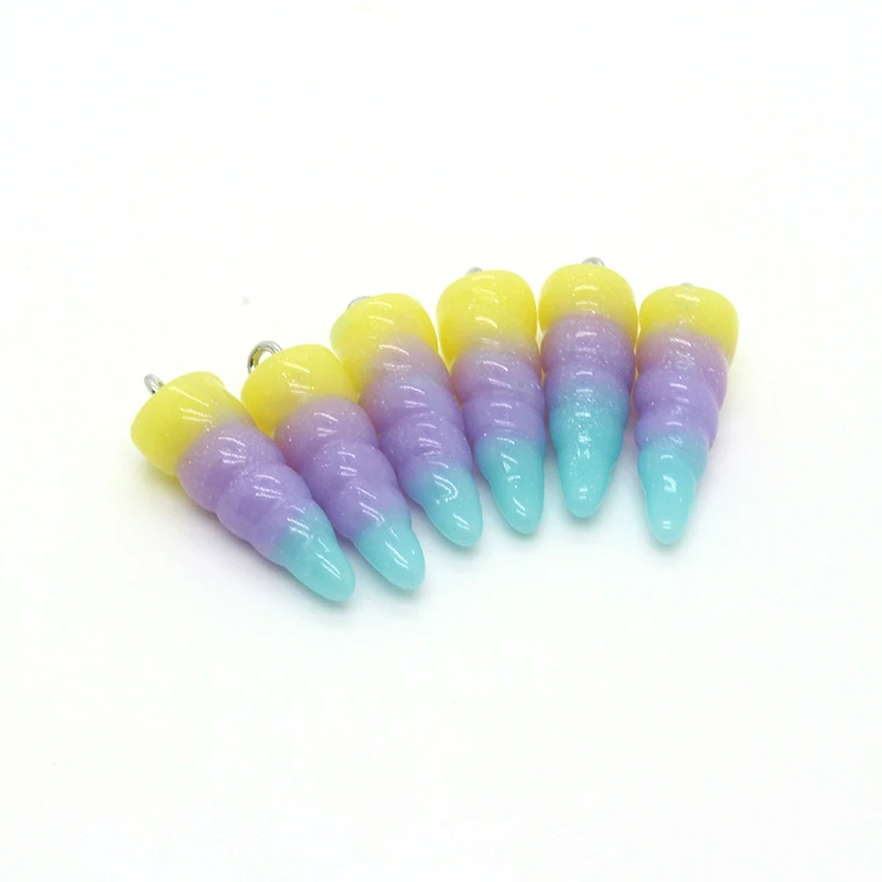 Спиральный рог единорога 10 шт