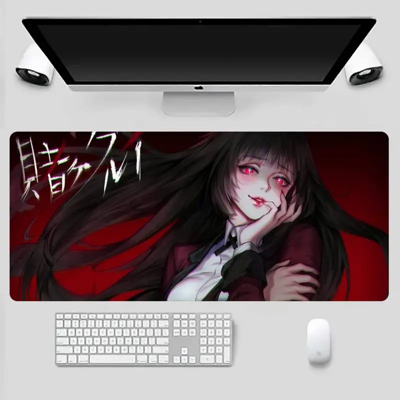 

Crazy Excitement anime Kakegurui Runa Rubber Mousepad Game Office Work Mouse Mat pad X XL Non-slip Laptop Cushion mouse pad