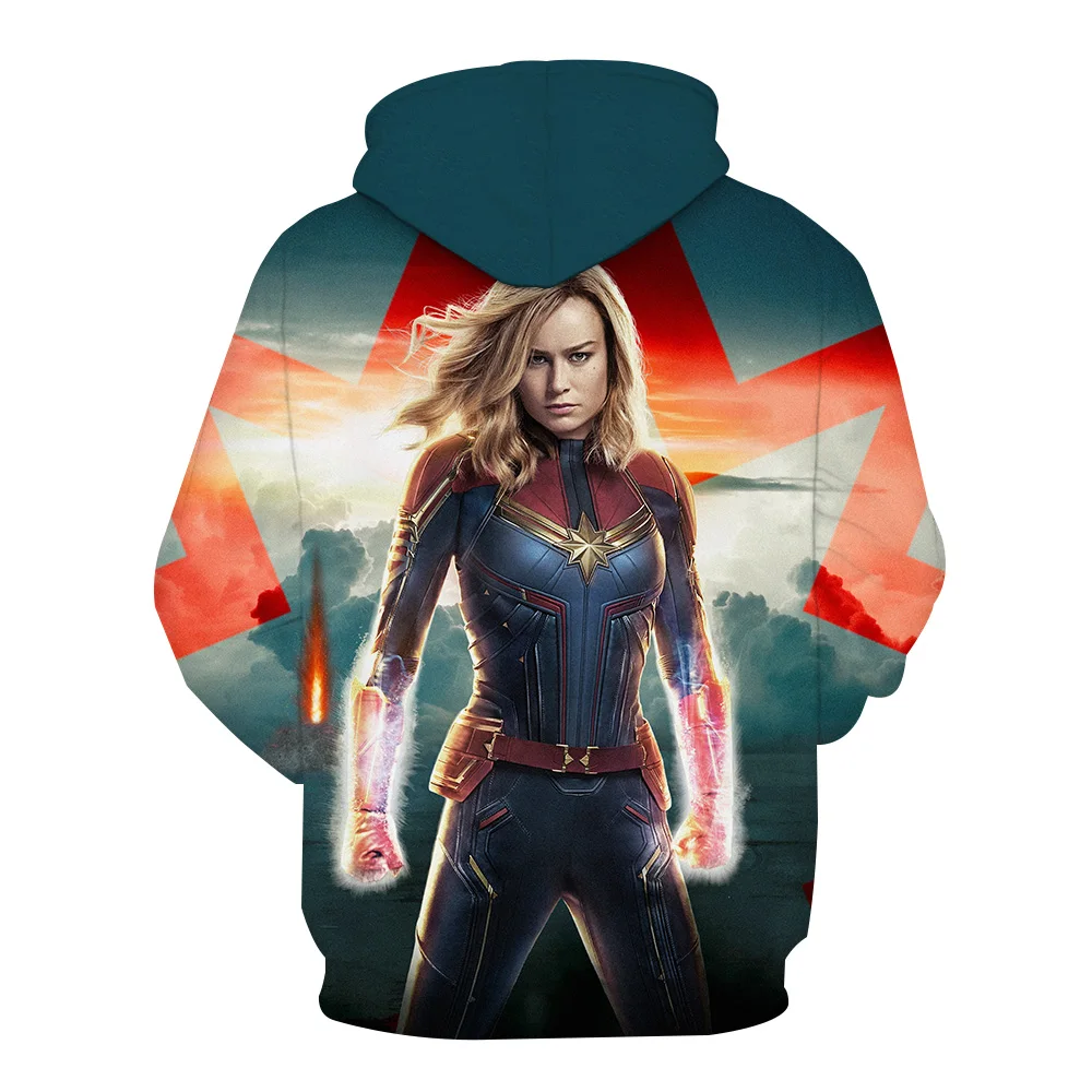 Весна 2019 новинка Капитан Америка Мстители с капюшоном для мужчин Супермен в