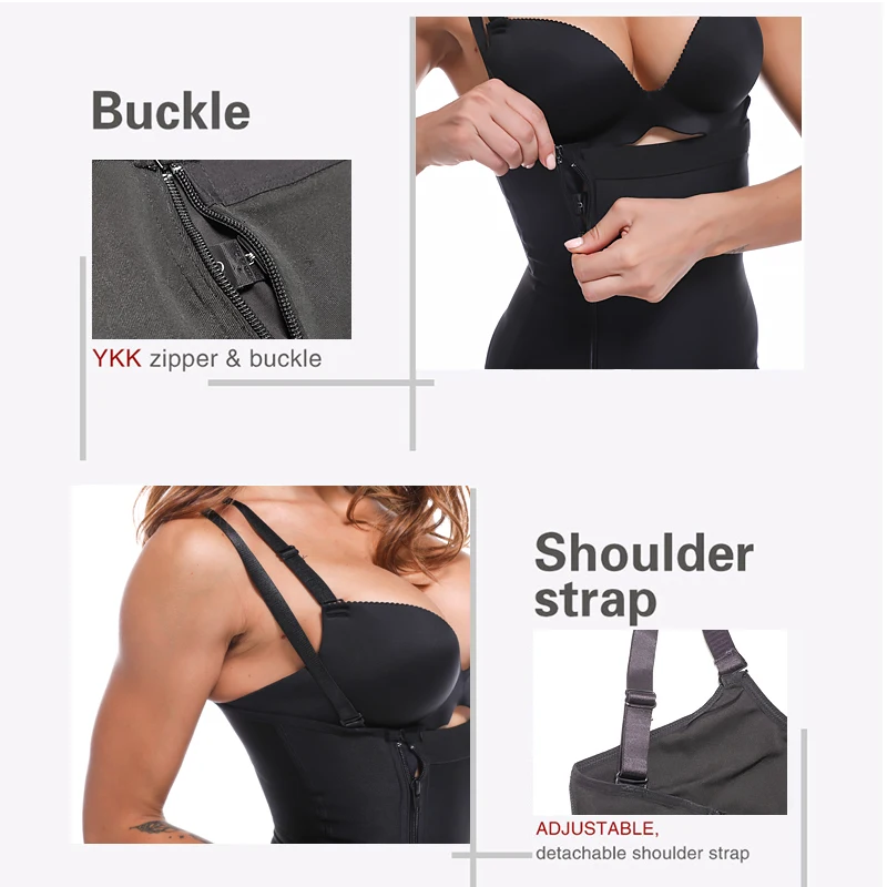 Большой размер латекс Для женщин Body Shaper похудения белье после липосакции пояс клип боди талии формирователь Reductoras Корректирующее белье
