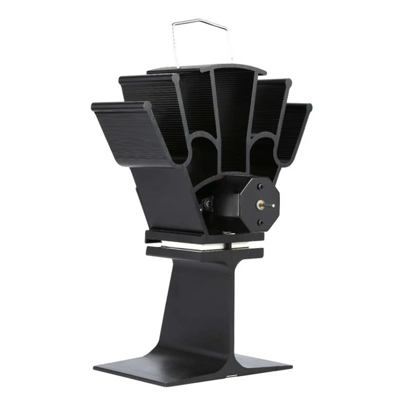 

Thermal Power Fireplace Fan Heat Powered Wood Stove Fan for Wood/Log Burner /Fireplace Eco Friendly Four-Leaf Fans
