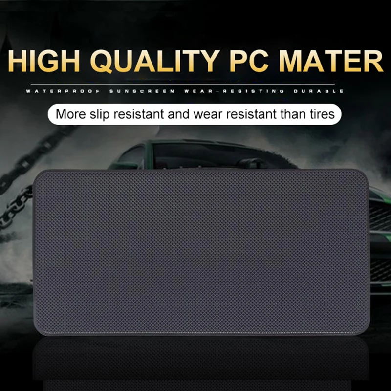 

40x20cm Car Anti-Slip Mats Mobile Phone Pad Interior Organizer With Diamonds Leather Pattern Mobile Phone Key Perfume Supplies