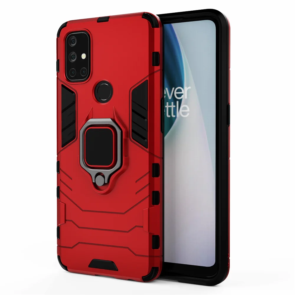 

Shockproof Armor Case For Oneplus Nord N10 5G Case Ring Stand Back Phone Cover for One Plus NordN10 1+NordN10 Coque Funda