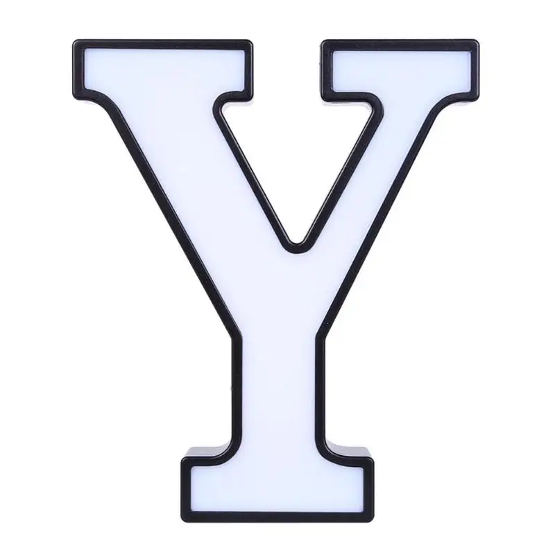 Английский буквенный светодиодный ночник Marquee знак Алфавит домашний Свадебный