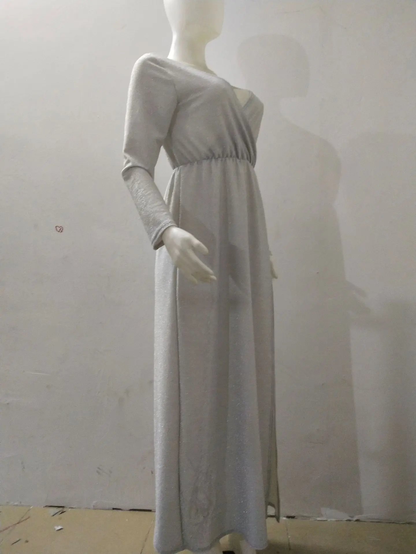 Женское блестящее пляжное платье макси однотонные богемные вечерние платья с