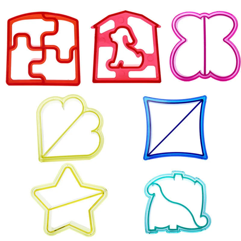 

Lunch DIY Sandwiches Cutter Mould Food Cutting Die Bread Biscuits Mold Gift Kids Lunch Maker Cute Shape 9 Shaps