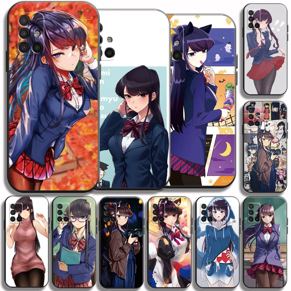 

Japanese Hot Animation Case for Samsung A21S A217F A31 A315F A52 A52S A72 A32 A22 A42 M42 5G 4G Liquid Silicone Soft Cover Funda