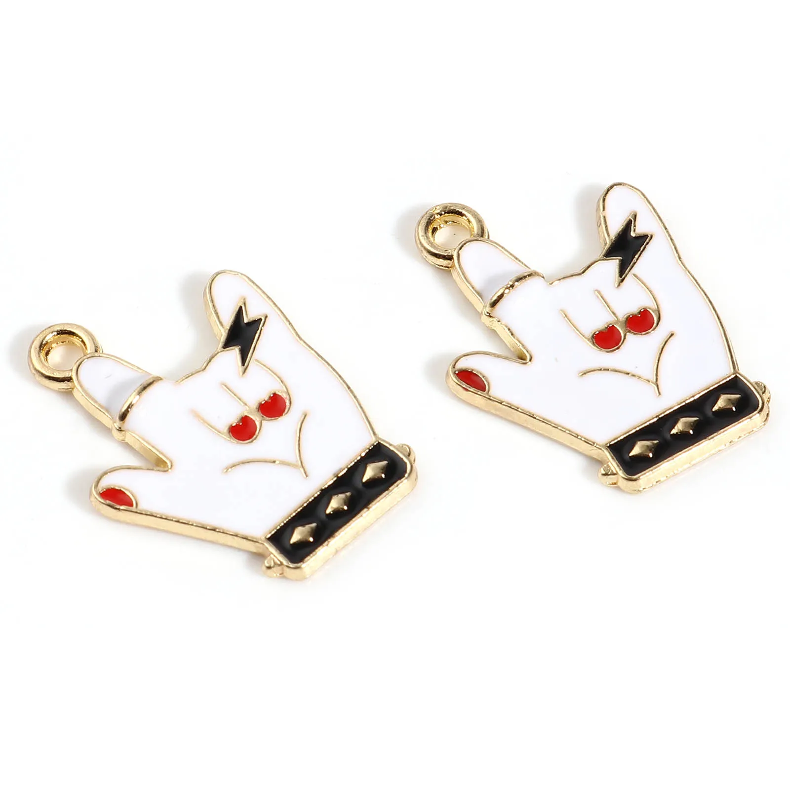 

10 шт., металлические подвески для браслетов, 22 х17 мм