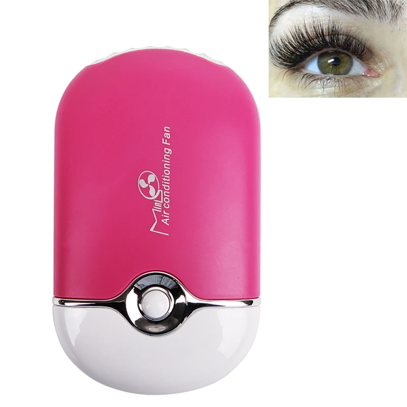 Мини USB вентилятор для ресниц Кондиционер воздуходувка клей привитый отдельные