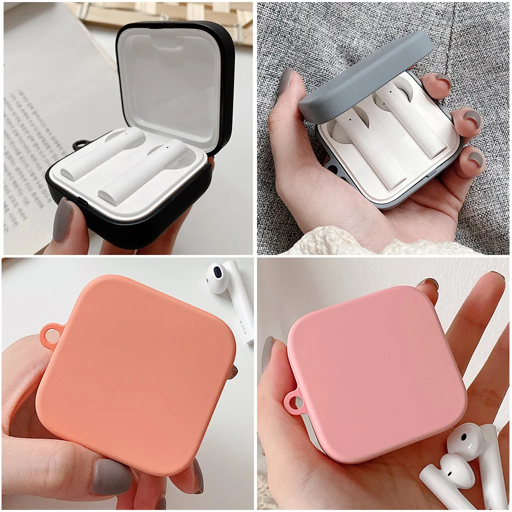 Чехол для Xiaomi Air 2 Se с цветной матовой поверхностью беспроводное зарядное