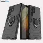 Для Samsung Galaxy S22 Ультра чехол гибридная прочная Броня Kickstand с металлическим кольцом на палец противоударный чехол для Samsung S22 чехлы