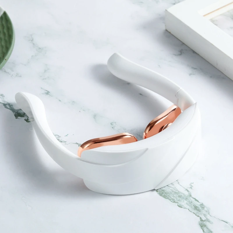 EMS импульсный массажер для шеи с подогревом плечевого массажа зарядка через USB