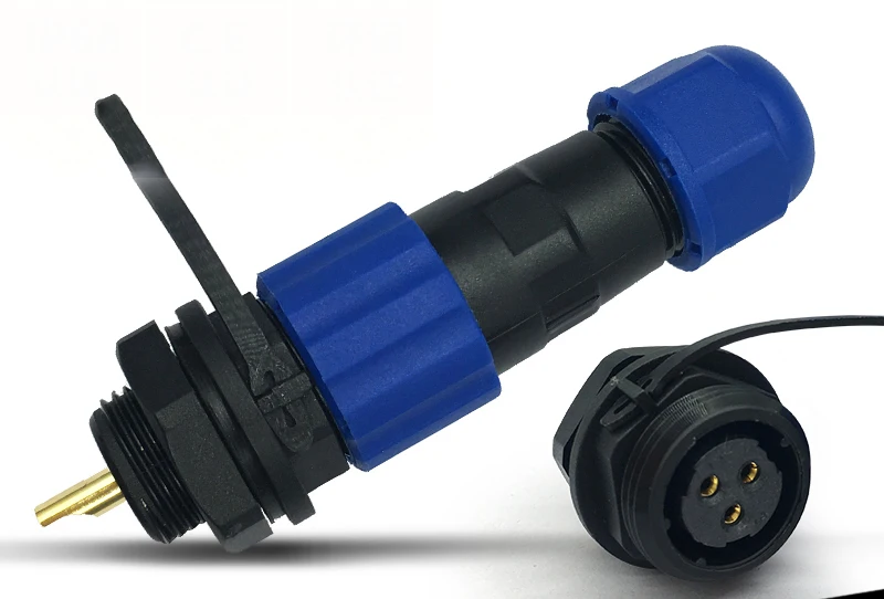 Водонепроницаемый авиационный Кабельный штекер и гнездо IP68 2 3 4 5 6 7 9 контактов 16