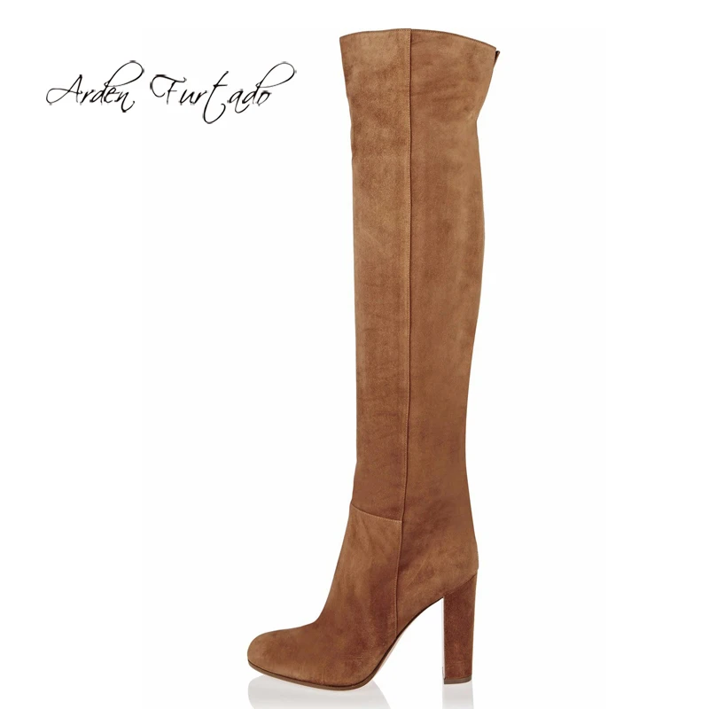 Arden/Модная женская обувь на меху Зимние пикантные элегантные женские сапоги выше