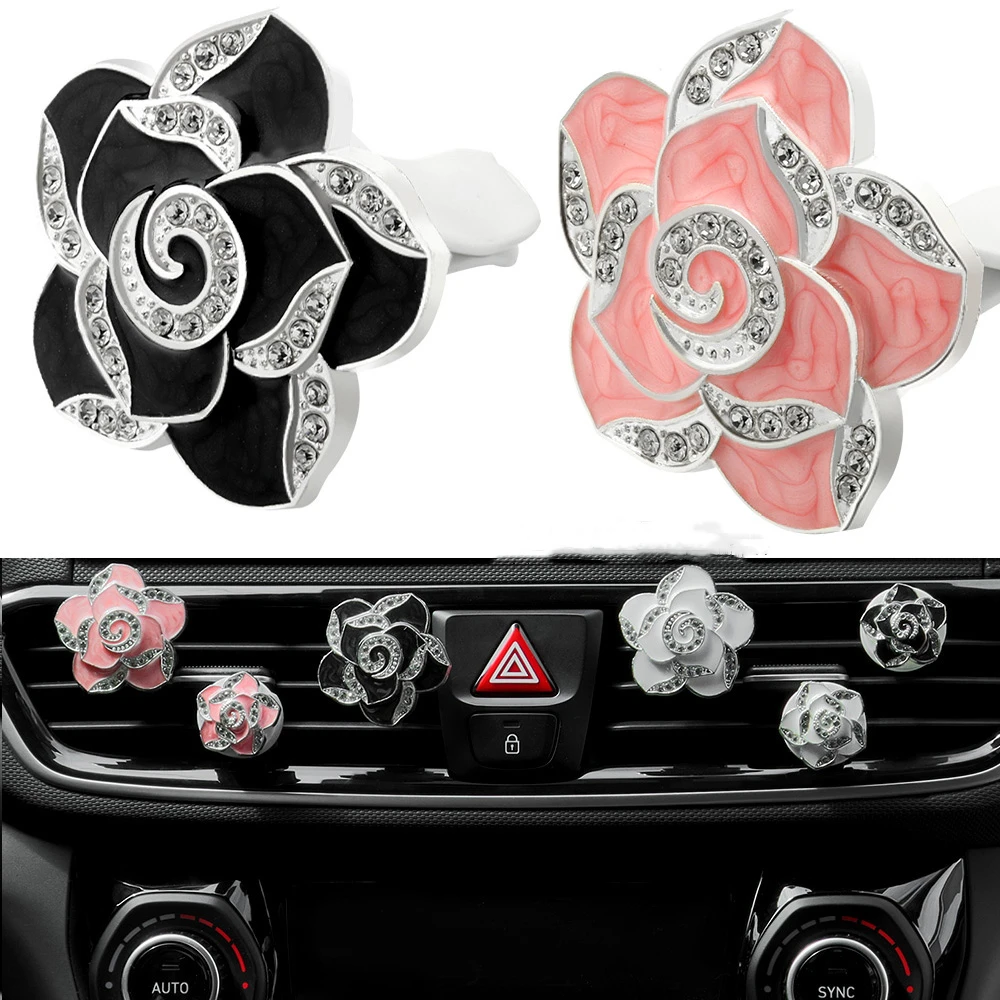 2 шт. Bling духи с ароматом камелии Автомобиль выходе вентиляционной клип
