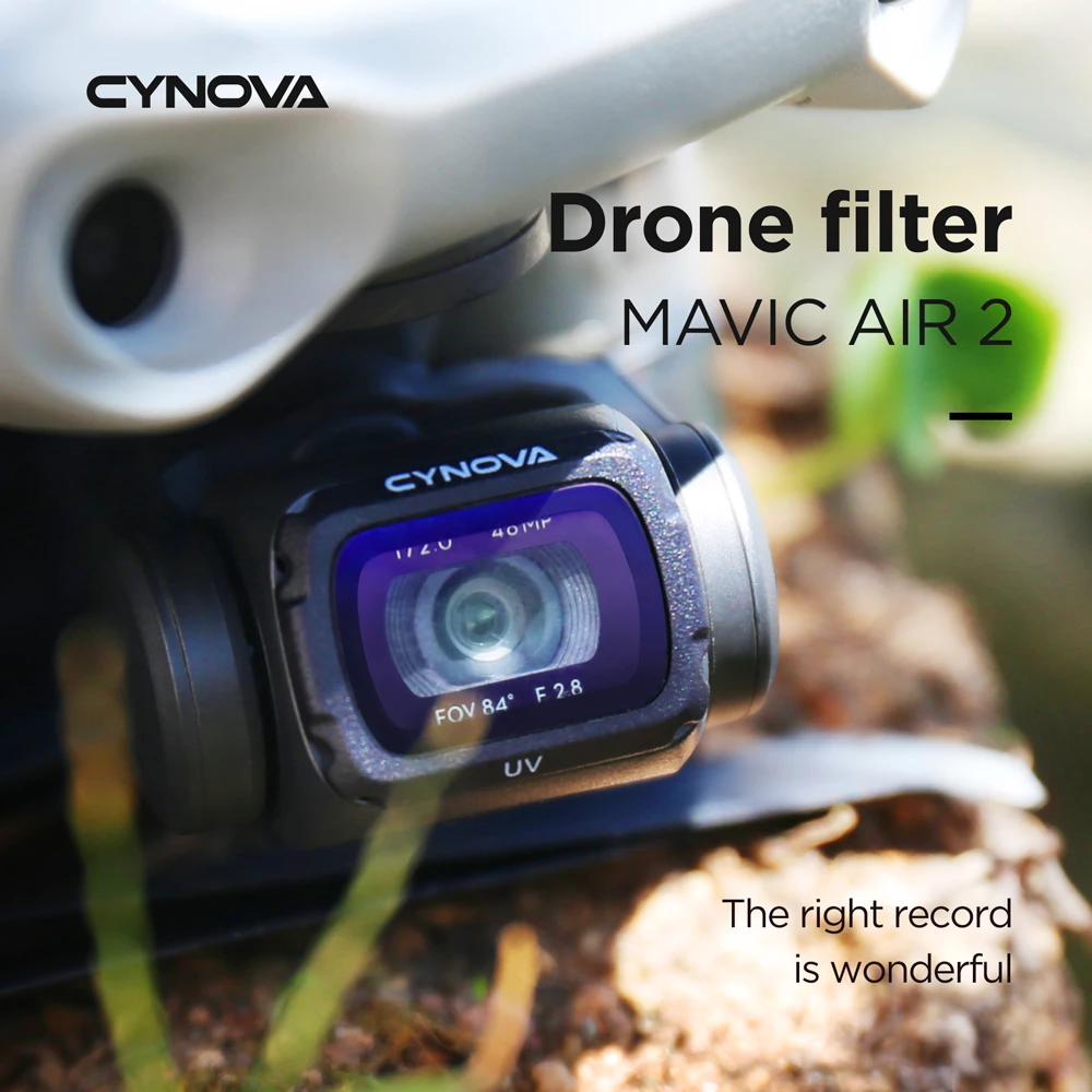 Набор фильтров для объектива CYNOVA Mavic Air 2 4 предмета аксессуары дрона DJI |