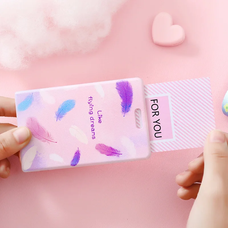 Модный набор с держателем для карт акриловый держатель девочек