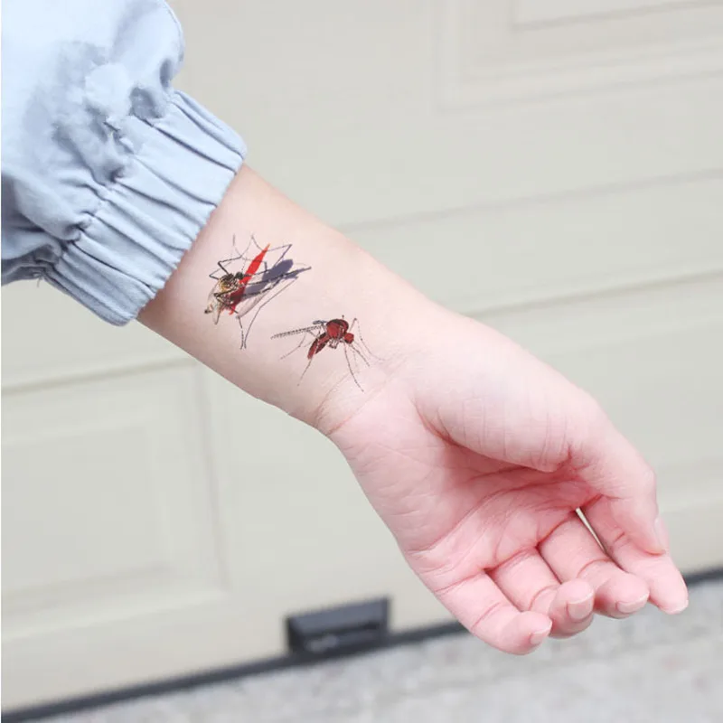 DoreenBeads Halloween Series Choker Necklace Rocooart 3D Spider Tatoo Scorpion Temporary Tattoo Stickers For 1 PC | Украшения и