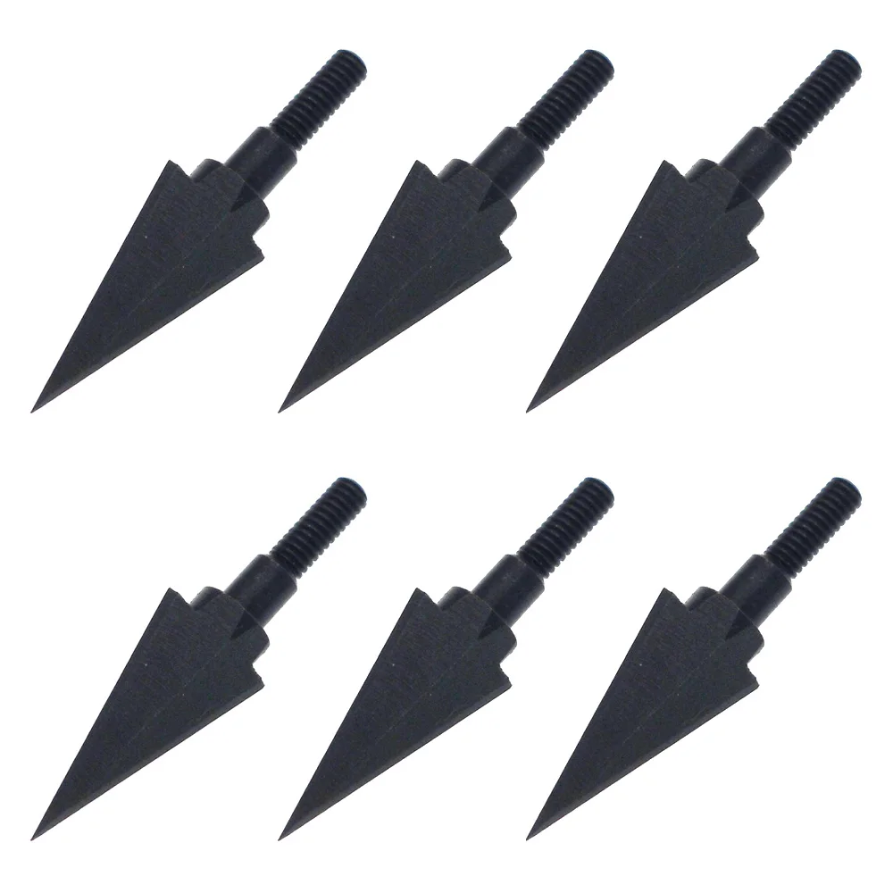 Type 4 (6pcs) 6 шт. черные ивы Broadheads стрельба из лука углеродный стальной наконечник стрелы наконечники для изогнутого блочного Лука арбалета - Цвет: Type 4 (6pcs)