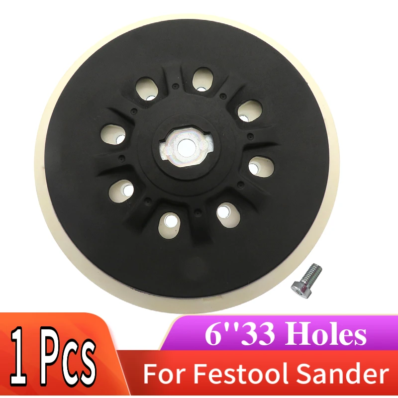 6 Inch 150MM Hook and Loop Sanding Pad Sander Backing Plate  Dust Free For Festool Sander Polishing Grinding  Abrasive Tools