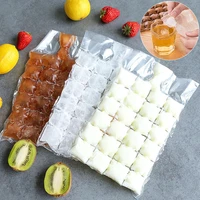 10pcs disposable self sealing ice making bag 24 lattice ice cube bag ice bag homemade diy ice pack kitchen tool