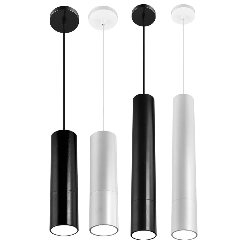 Цилиндрический светодиодный подвесной светильник с регулируемой яркостью