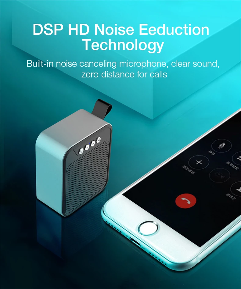 KUSDO Мини Bluetooth динамик портативный беспроводной динамик звуковая система 3D стерео музыка объемный Поддержка Bluetooth, TF карта AUX USB