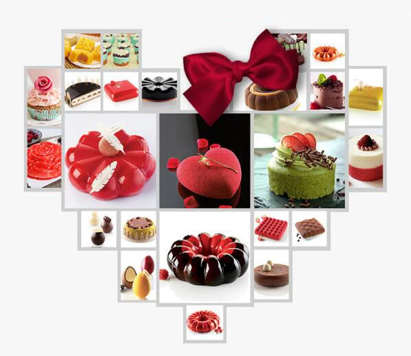 Художественная форма для украшения торта 3D силиконовые формы инструменты