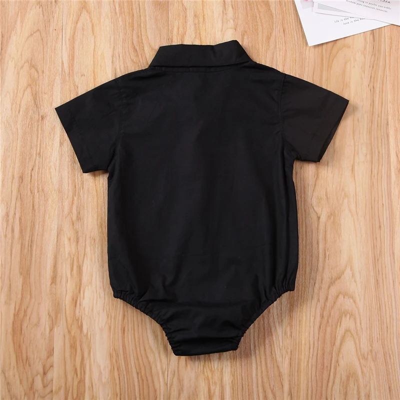 2020 NEW Toddler Newborn Baby Kid Boy Clothing Casual Gentleman Bowknot Rompers Jumpsuit Gift |