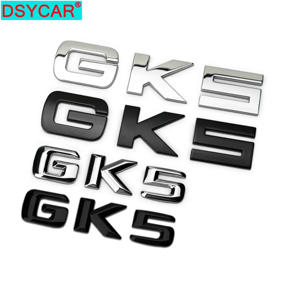 DSYCAR 1 шт. 3D металлический GK5 автомобильный боковое крыло задний багажник эмблема