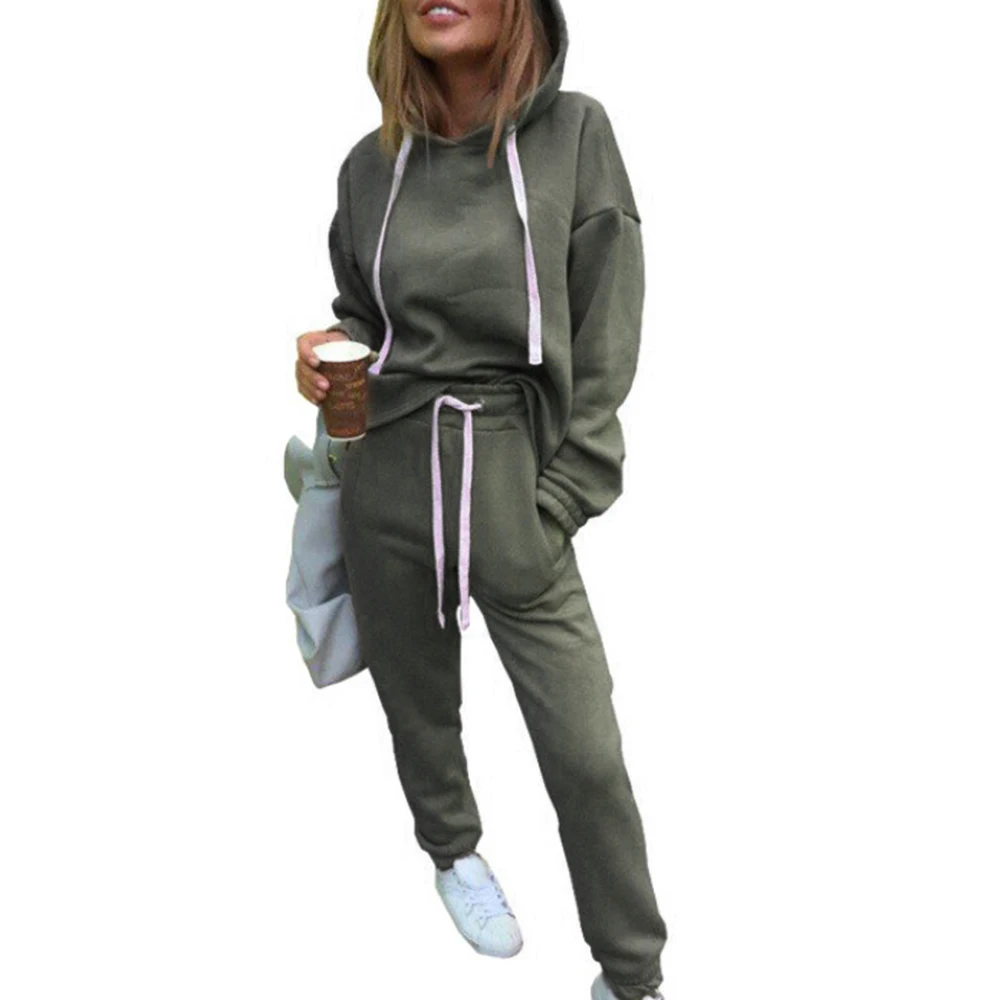 2019 женский спортивный костюм толстовки с длинными рукавами отдельный комплект