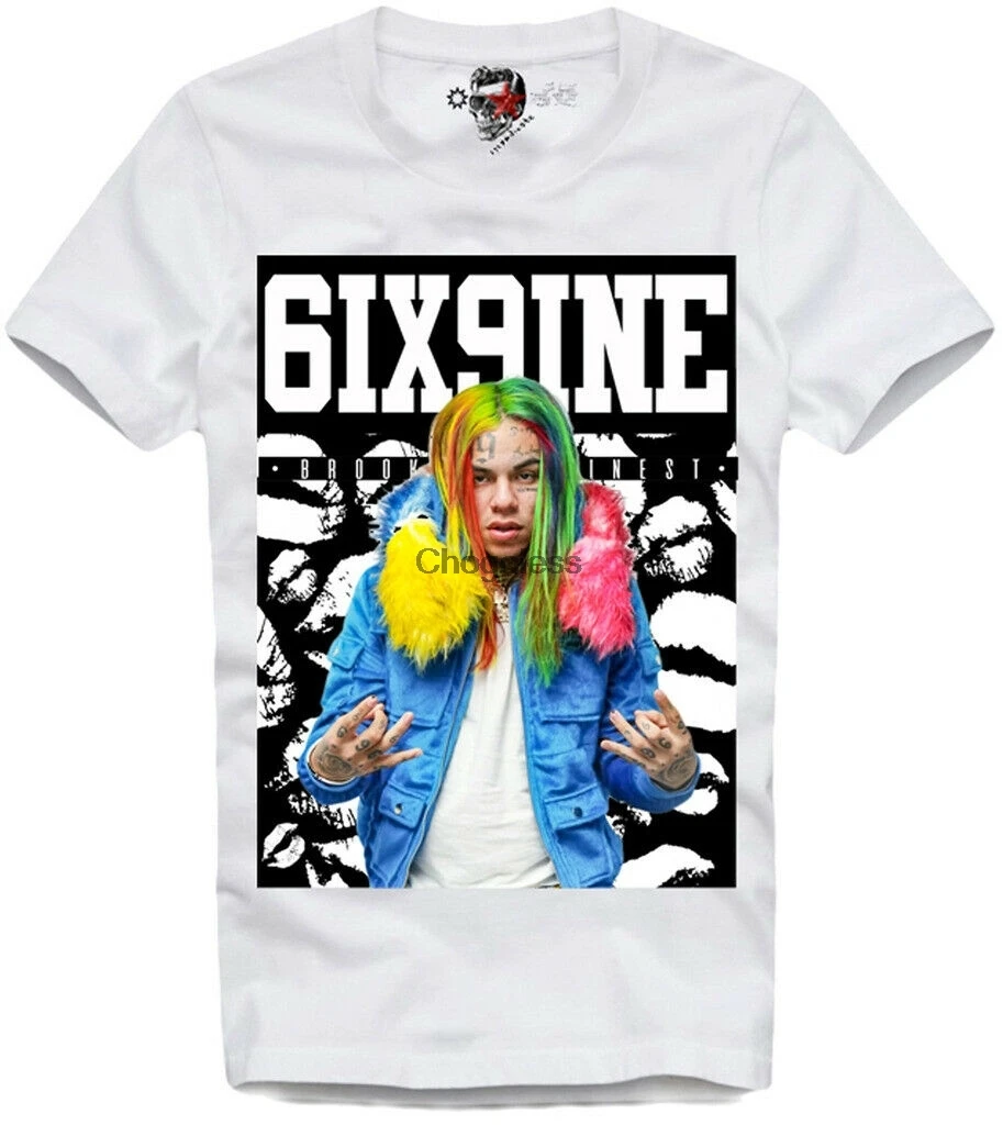 Футболка 6IX9INE Sixnine 69 Pump Lil мужские топы футболки повседневная стильная уличная