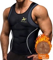 ningmi sports shirt mens slimming vest fitness tights weight loss neoprene sauna waist trainer body shapers breathable tank top