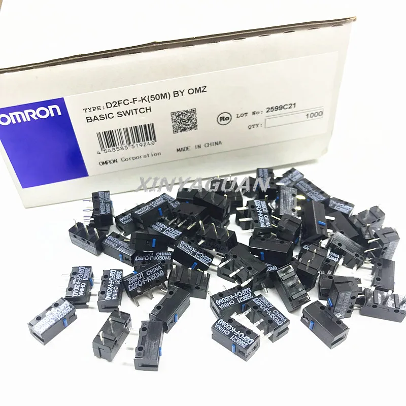 2 шт./лот OMRON мышь микропереключатель D2FC F K(50 м) общая 7N 10 м 20 50 миллионов срок