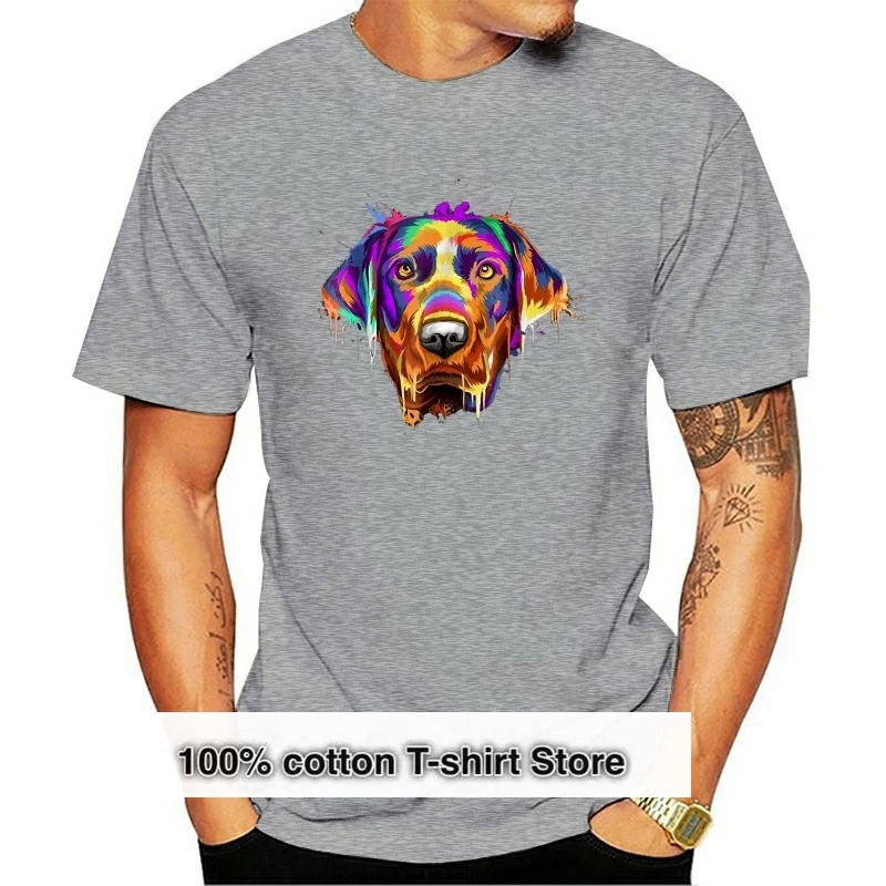

Splash Art Labrador Retriever Men T-Shirt Puppy Lover