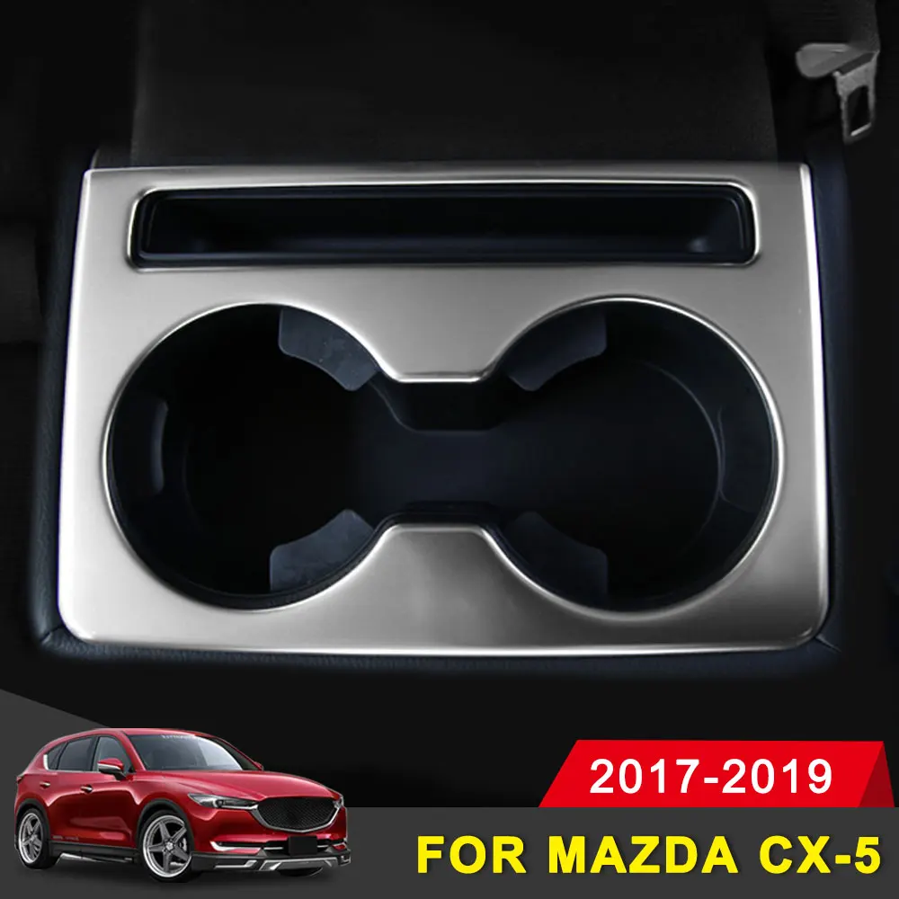 Аксессуары для Mazda CX-5 CX5 накладка на заднее сиденье держатель стакана отделка 2017