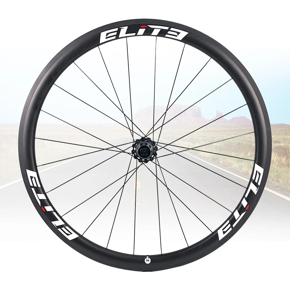 ELITEWHEELS FLR дорожный велосипед 700c Aero Rim трубчатый клинчер бескамерные колеса из