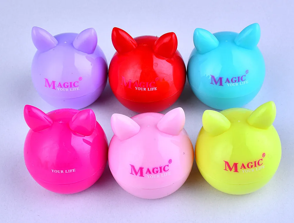 TEAYASON Новый фруктовый бальзам для губ увлажняющий мультяшный кролик цветной