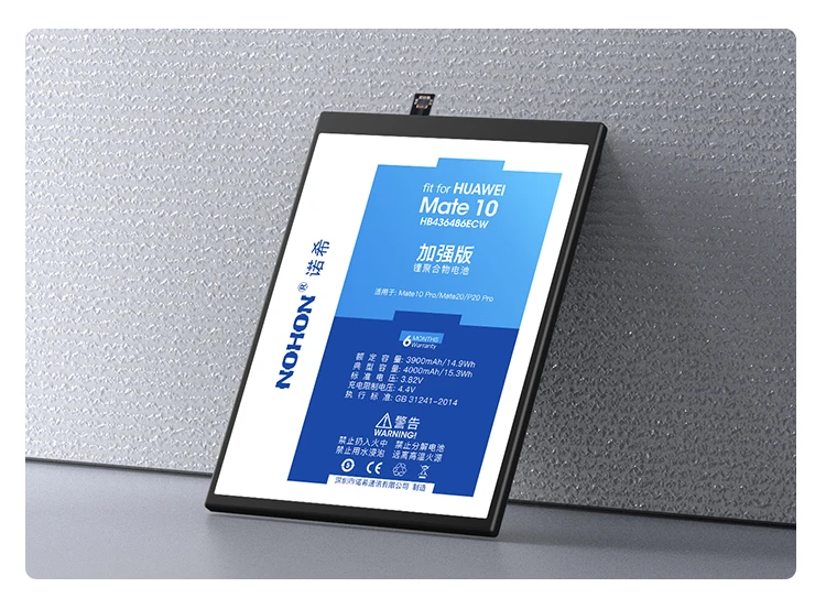 Nohon Аккумулятор для Huawei Mate 10 20 9 8 7 S P20 Pro замена Батарея HB436486ECW HB396689ECW Мобильная батарея для телефона инструменты