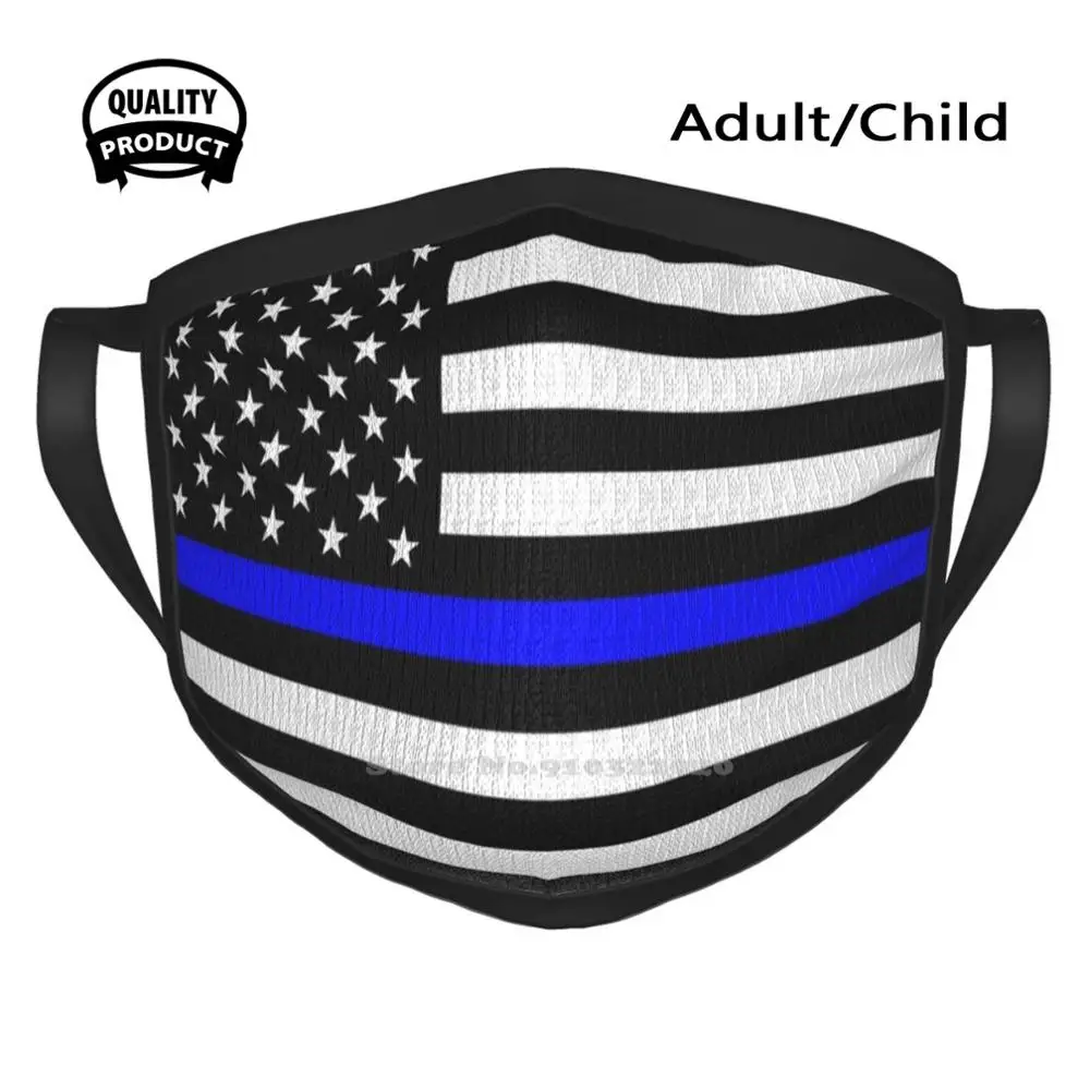 

Полицейская синяя леска, искусственная кожа, маски для лица для езды на велосипеде, рыбалки, езды на мотоцикле, голубая живая материя, полицейская тонкая синяя леска